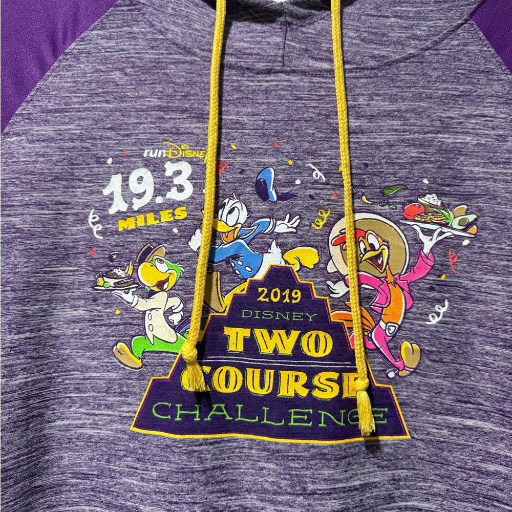 RunDisney 2019 2 course challenge wine and dine athletic hoodie